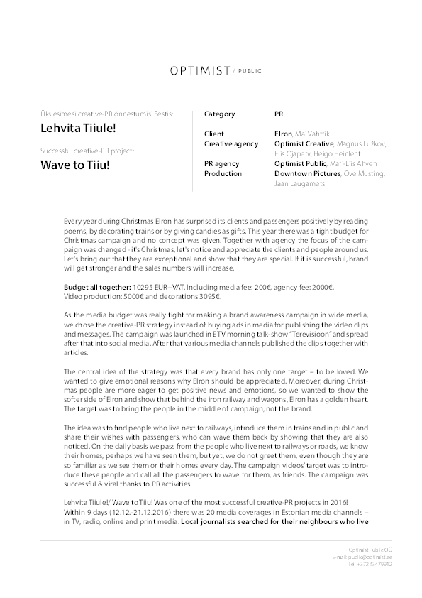 Optimist_elron_summary.pdf